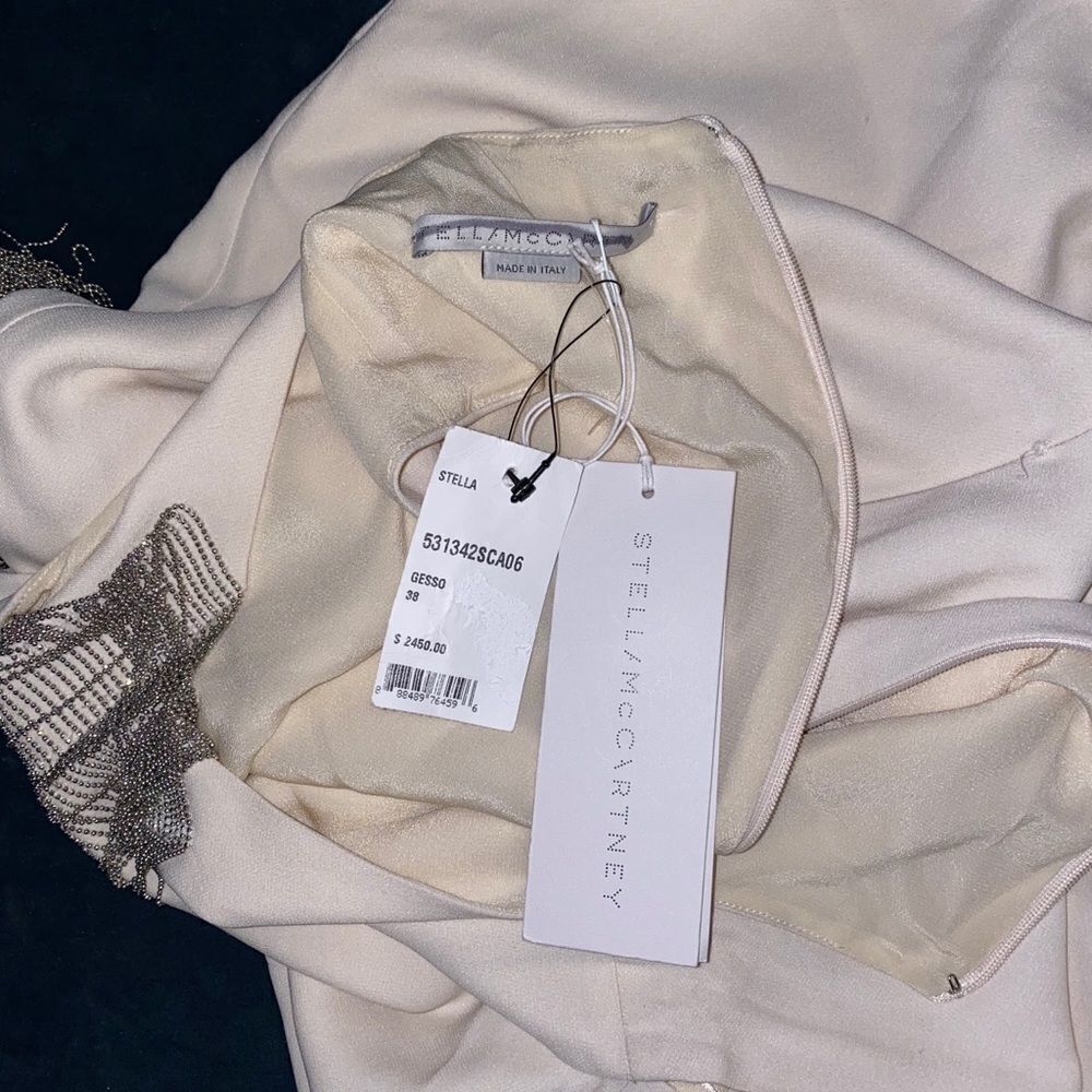 Stella McCartney Shift Dress w/Chain Inset - Picture 8 of 8